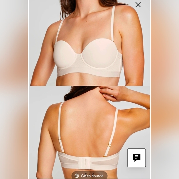 NEW Pepper MVP Multiway Strapless Bra Size 32B White Smoke New W/Tag - Picture 14 of 15